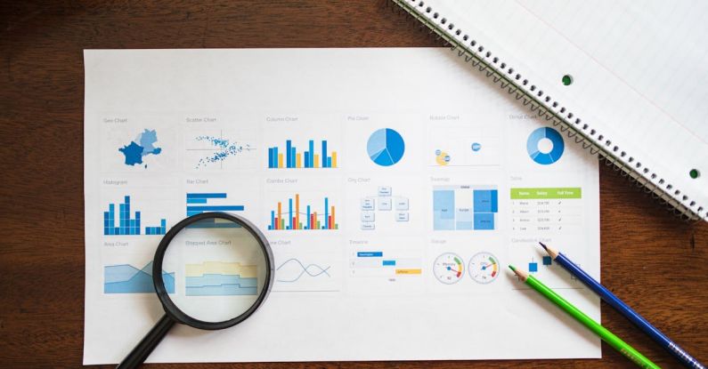 Data Visualizations - Overhead Shot of a Paper with Graphs and Charts