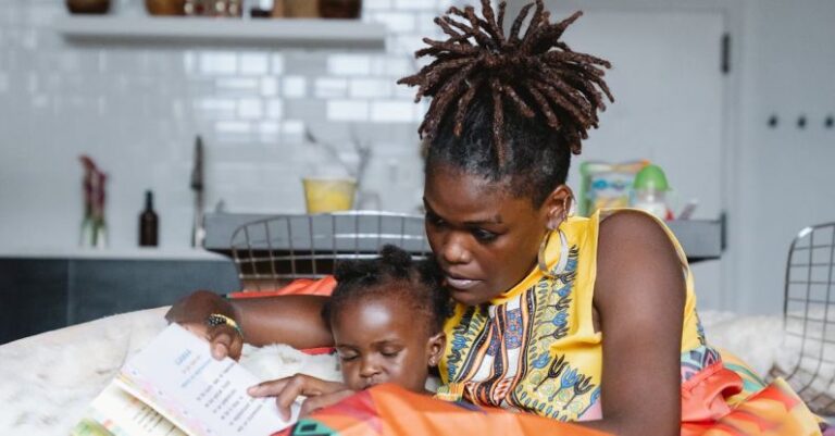 Storytelling Trends - Mom and Daughter Reading a Book