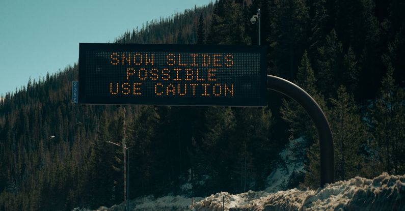 Digital Campaigns - A sign that says snow blues stay off the road