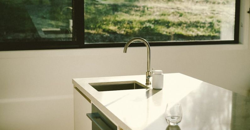 Infographic Design - A kitchen sink with a window in the background