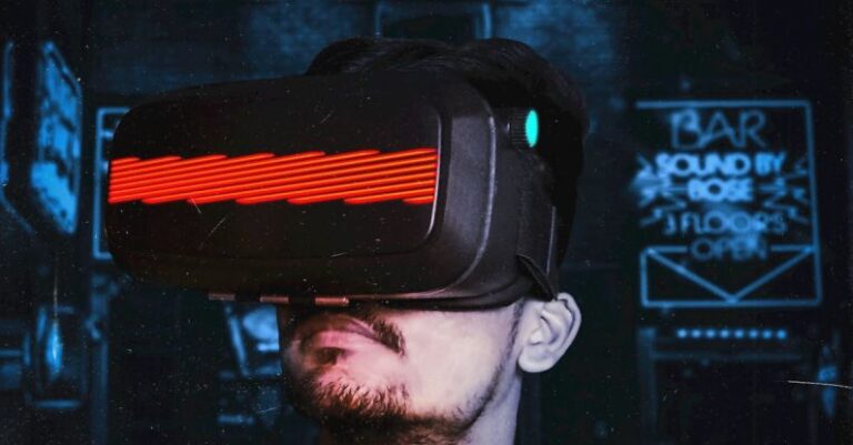 User Experience - Man Wearing Vr Goggles