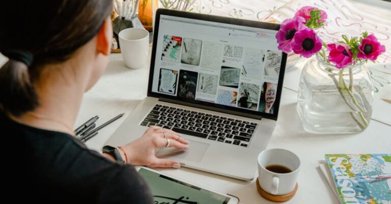 Production Process - Photo Of Person Using Laptop For Graphic Designs